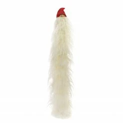 My Flair Dekofigur Wichtel-Santa - Polyester PVC - Weiß