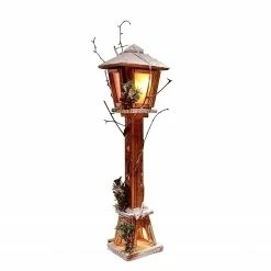 My Flair Dekoobjekt Holzlaterne II - Tanne - Braun