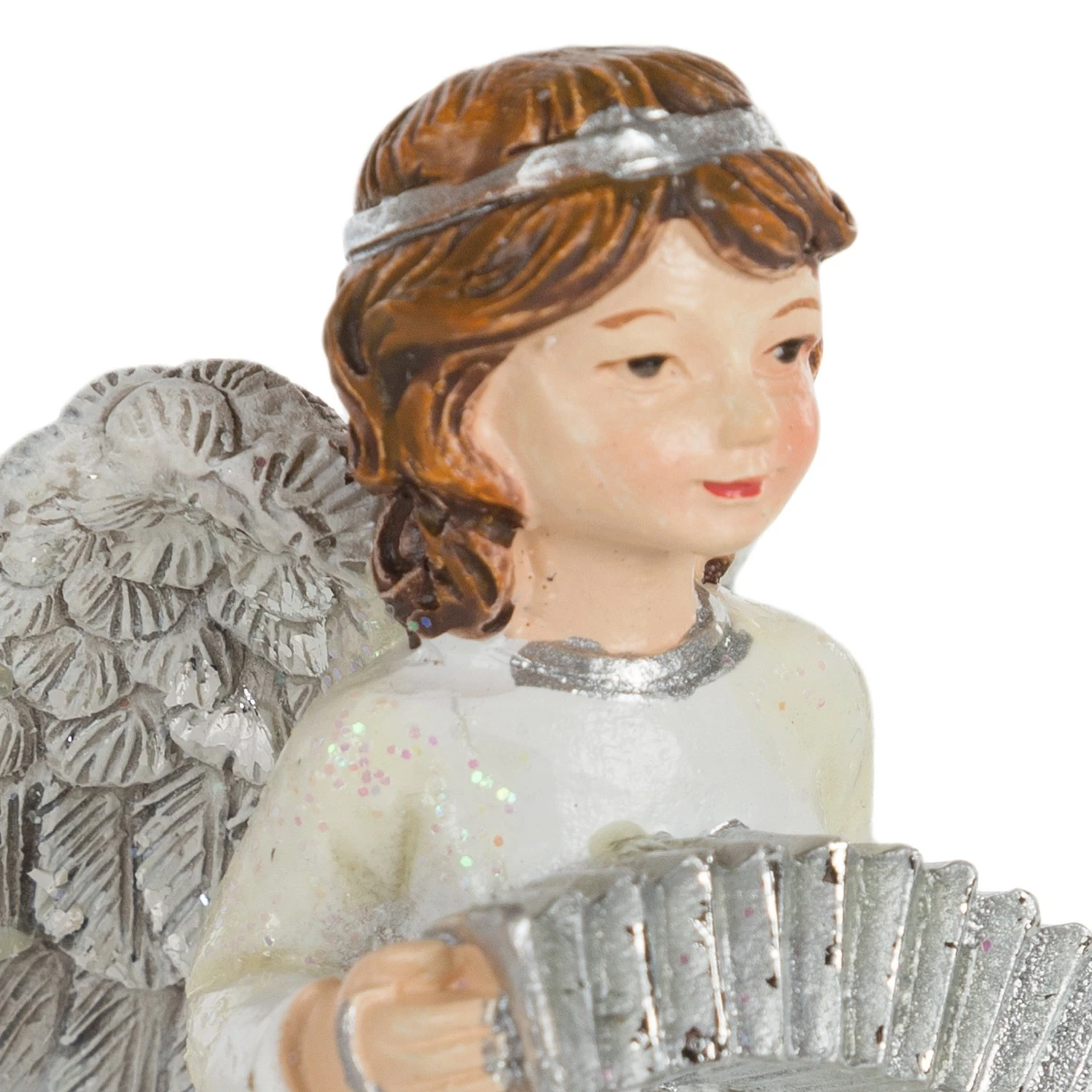 My Flair Dekofigur Engel (2-teilig) - Polystone - Weiß – Bild 4