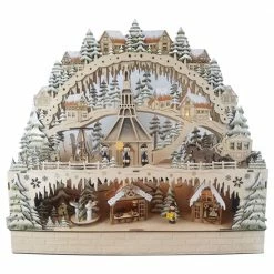 My Flair LED-Dekofigur Schwibbogen - Tanne - Beige