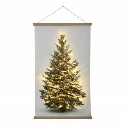 My Flair LED-Leinwand Farelas III - Tanne - Grün