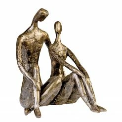 GILDE Skulptur Date - Kunstharz - Bronze