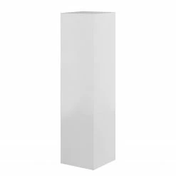 GILDE Dekosäule Solid - Kunstharz - Weiß