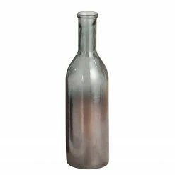 GILDE Vase Douro - Farbglas - Grau / Braun