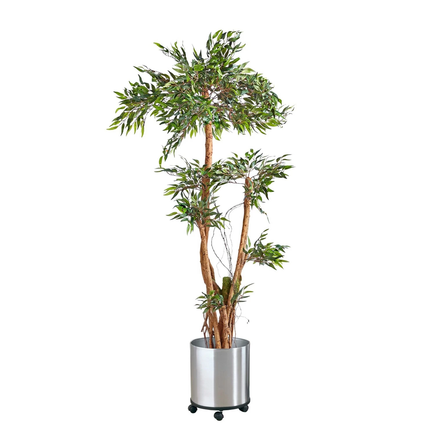 Twentyfour Übertopf Modern (2-teilig) - Edelstahl - Silber – Bild 4