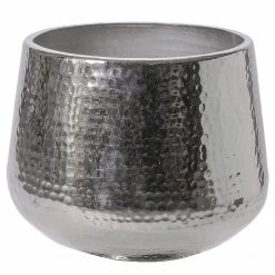 Twentyfour Übertopf Big Silver - Aluminium - Grün