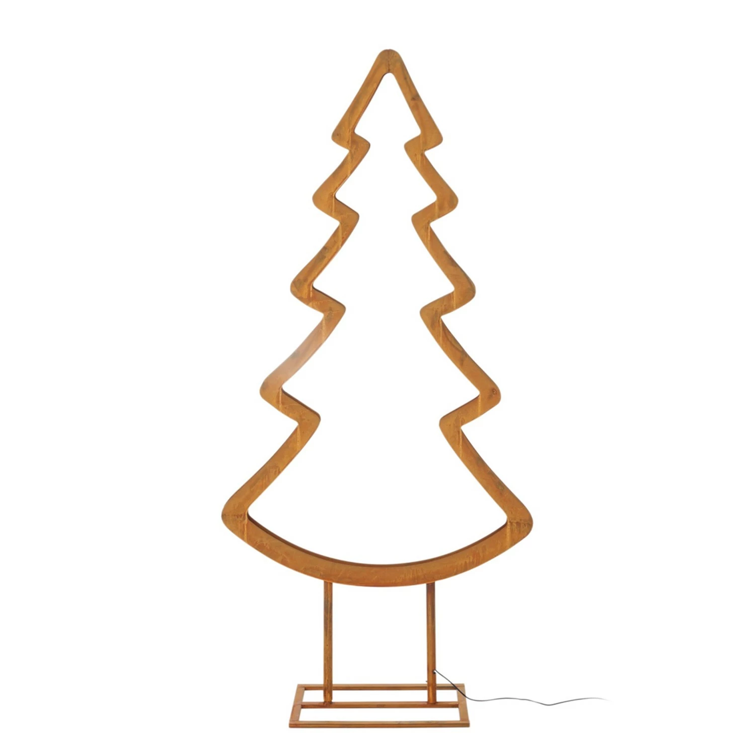 Twentyfour LED-Dekoobjekt Tanne - Metall - Rost – Bild 3