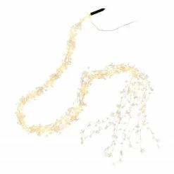 Twentyfour LED-Lichterregen Diamonds - Kupfer - Weiß