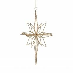 Twentyfour LED-Dekoobjekt Stern Meteor - Metall / Kunststoff - Gold