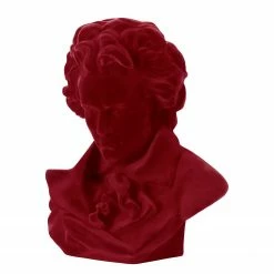 Twentyfour Dekofigur Beethoven - Kunstharz - Rot