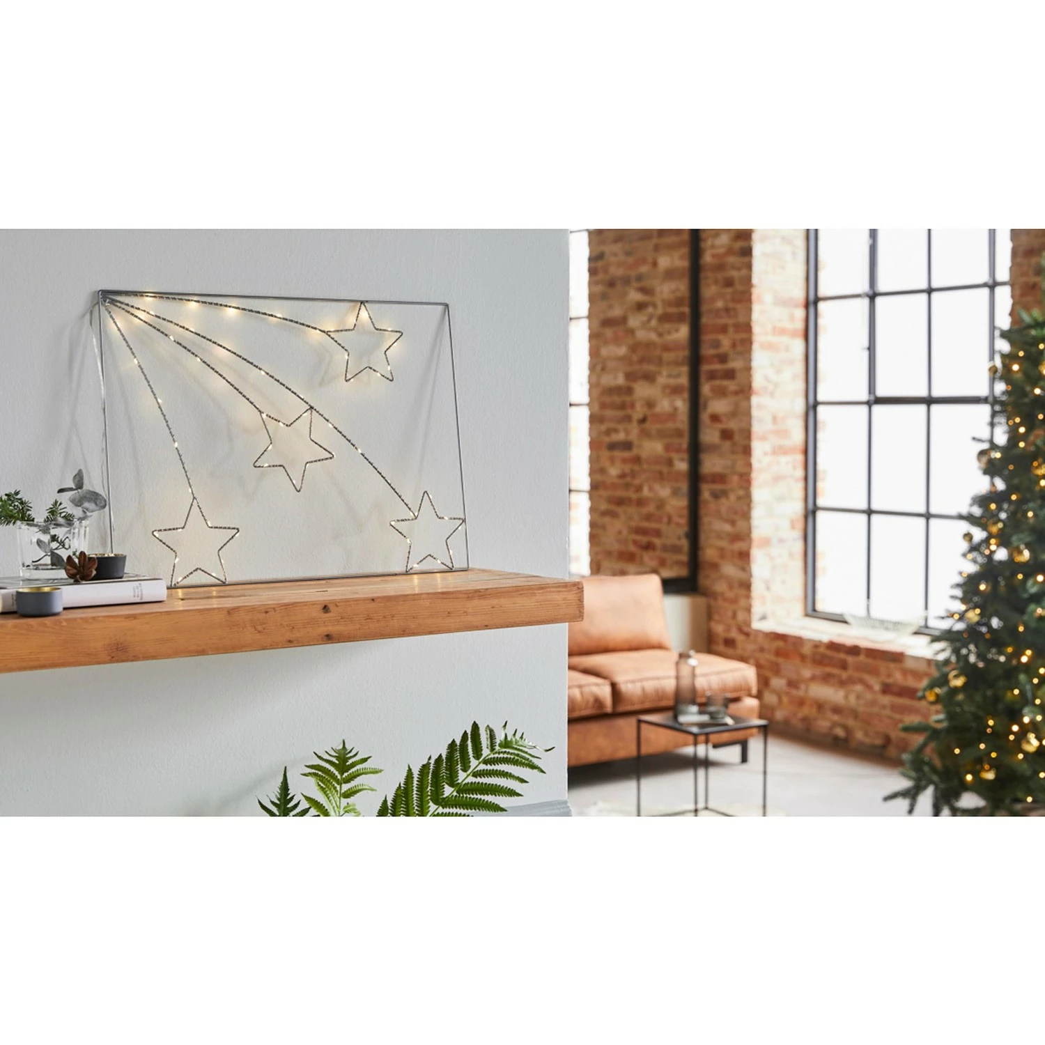 Twentyfour LED-Beleuchtung Sternenregen - Metall / Kunststoff - Silber – Bild 2