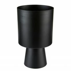 Twentyfour Deko-Übertopf Svala - Eisen - Schwarz