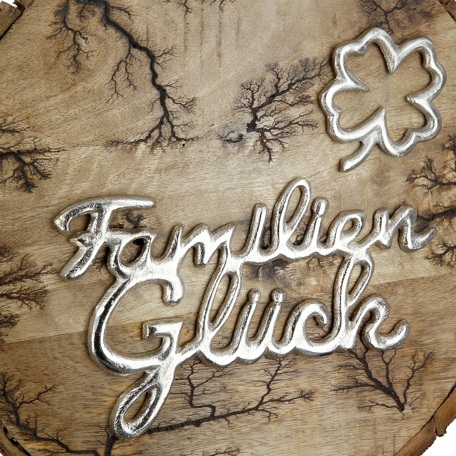 GILDE Standrelief Familienglück - Mango - Braun - 36cm x 51cm x 8cm – Bild 4