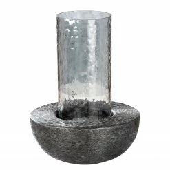 GILDE Windlicht Scuro - Durchmesser: 21 cm