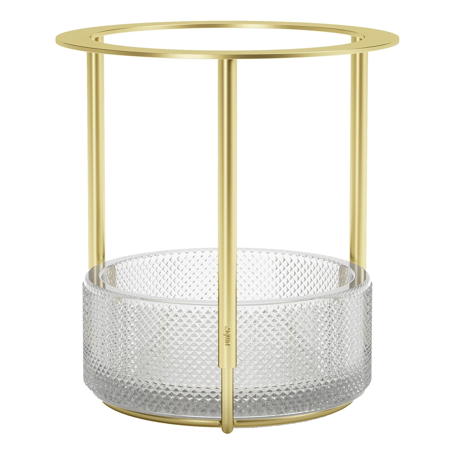 Umbra Vase Tesora - Aluminium / Stahl - Brass - 15,24cm x 25,73cm x 15,24cm – Bild 3