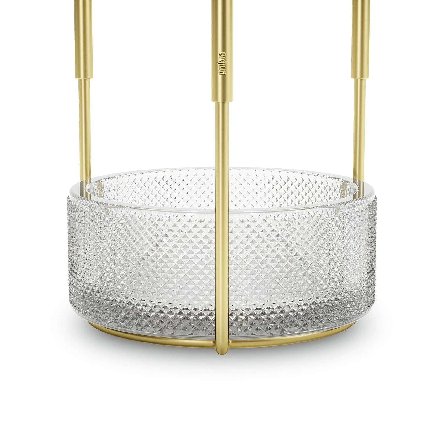 Umbra Vase Tesora - Aluminium / Stahl - Brass - 15,24cm x 25,73cm x 15,24cm – Bild 8