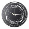 Twentyfour Wanduhr Lomba - Aluminium- Schwarz
