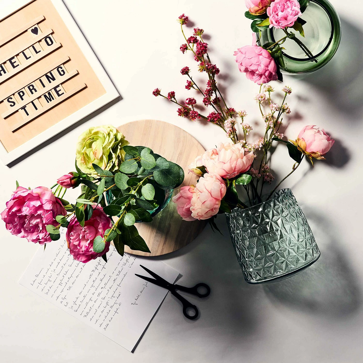 Butlers Vase BEVERLY - Farbglas - Blau – Bild 2