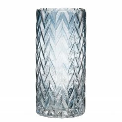Butlers Vase BEVERLY II - Farbglas - Dunkelblau