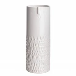 Butlers Deko-Vase ARTIST - Terracotta - Weiß