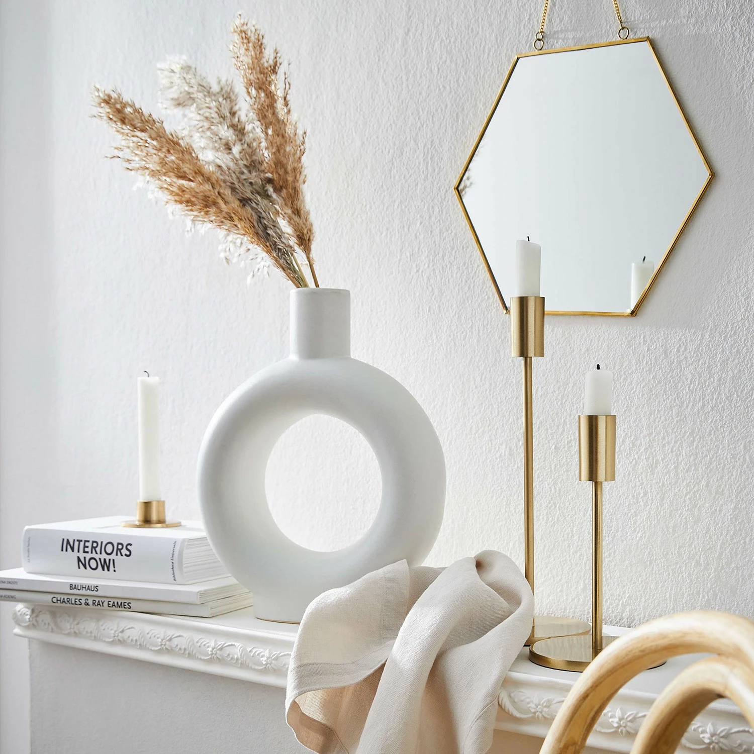 Butlers Vase LOOP IV - Keramik - Weiß – Bild 2