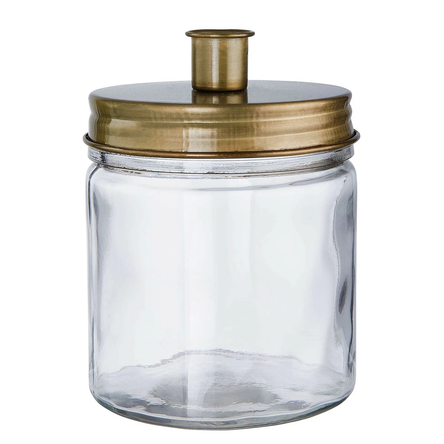 Butlers Kerzen-Set LITTLE LIGHT (8-tlg.) - Klarglas / Stahlblech / Wachs - Weiß / Gold – Bild 2