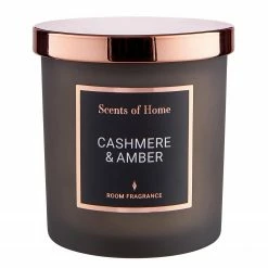 Butlers Duftkerze Cashmere SCENTS OF HOME - Farbglas / Wachs - Anthrazit