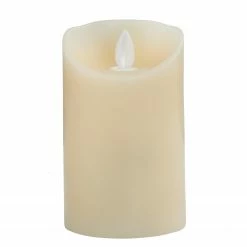 Butlers LED Kerze GLOWING FLAME - Wachs / Polypropylen - Höhe: 13 cm