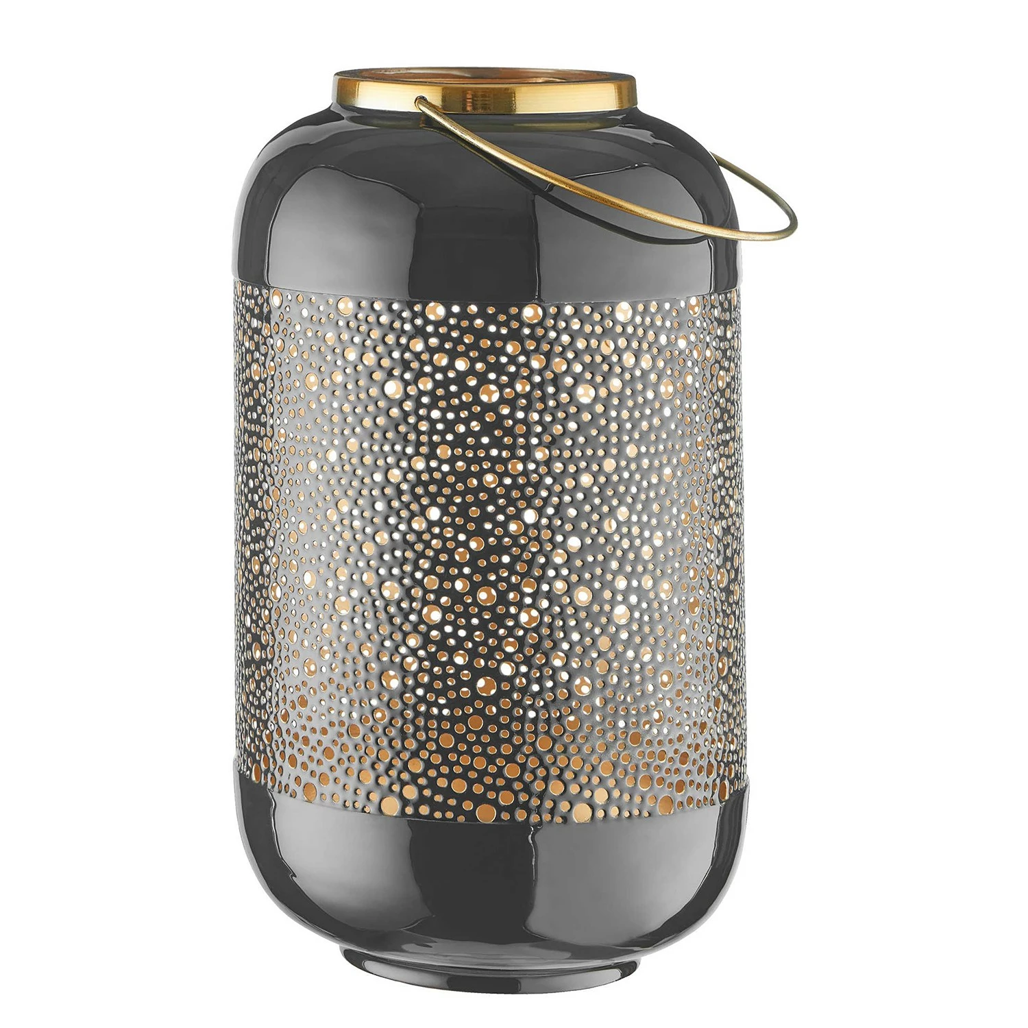 Butlers Laterne EMILIE II - Eisen - Dunkelgrau