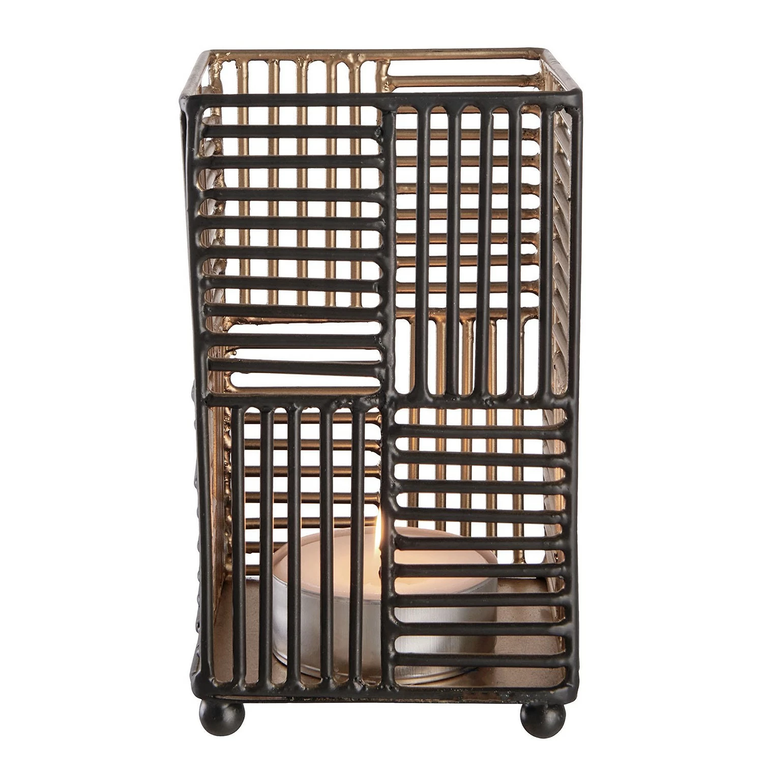 Butlers Windlicht YUMA - Eisen - Grau – Bild 2