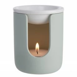 Butlers Aromalampe AMBIANCE - Zement / Keramik - Pastellgrün