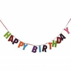 Butlers Girlande PARTY Happy Birthday - Polyester - Mehrfarbig