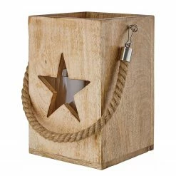 Butlers Laterne FOREST Stern - Mangoholz - Natur