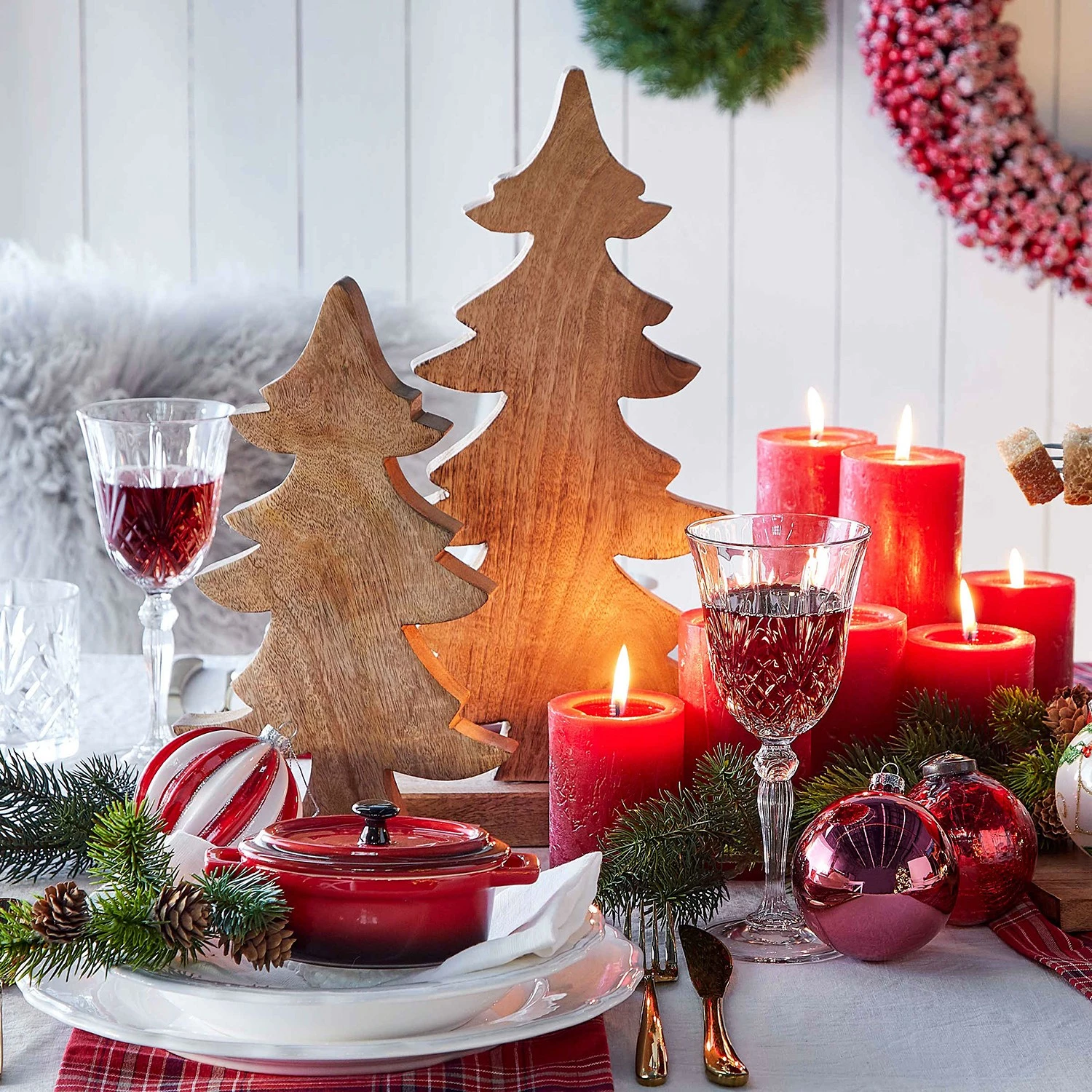 Butlers Dekotanne FOREST - Mangoholz - Braun – Bild 3