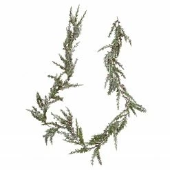 Butlers Zypressen Girlande FLORISTA - Eisen / Polyester PVC - Grün