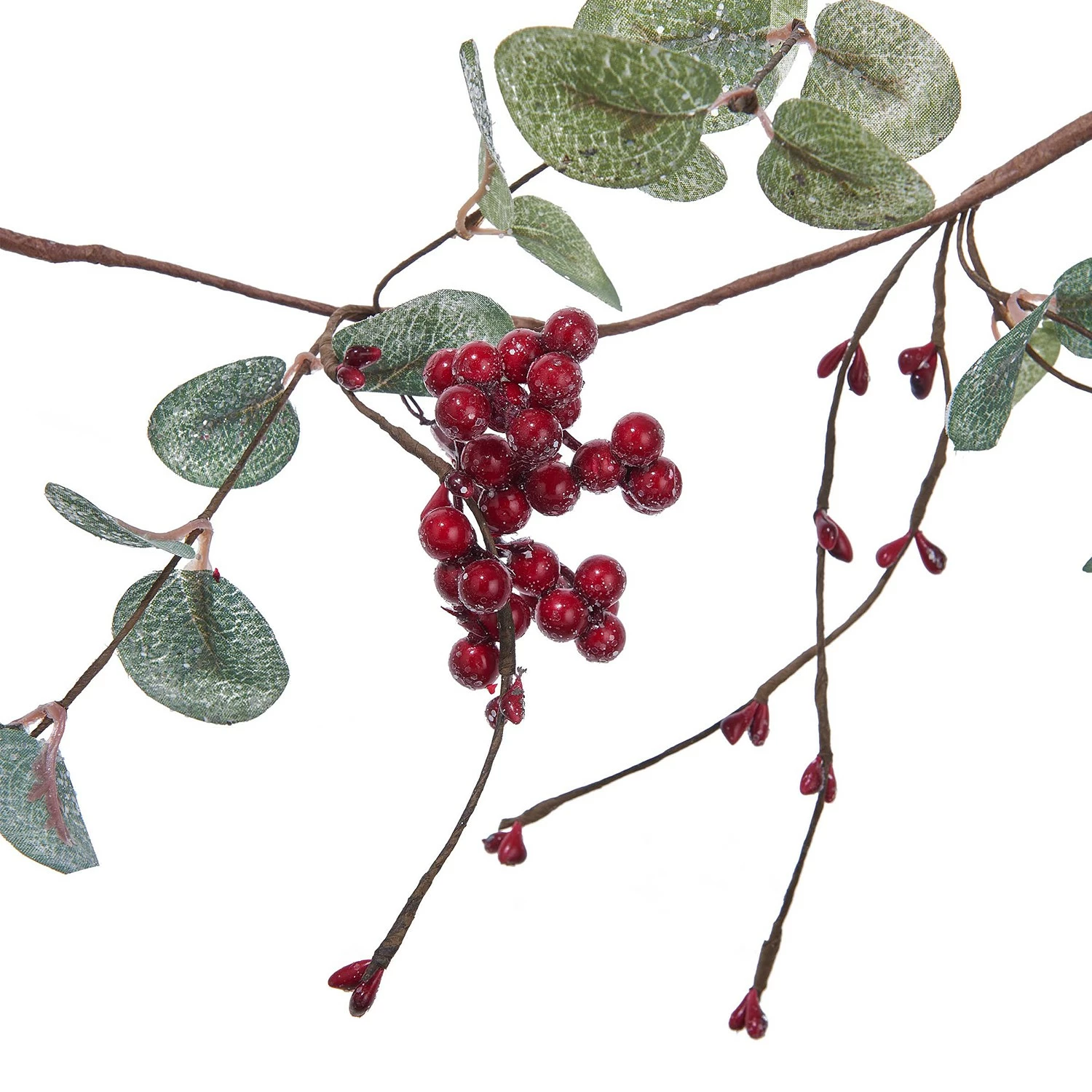 Butlers Eukalyptusgirlande mit Beeren FLORISTA - Eisen / Polyester PVC - Hellgrün – Bild 2