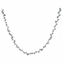 Butlers Piniengirlande FLORISTA - Eisen / Polyester PVC - Grün / Weiß