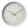 Butlers Wanduhr WALL COUTURE - Polyresin - Grau