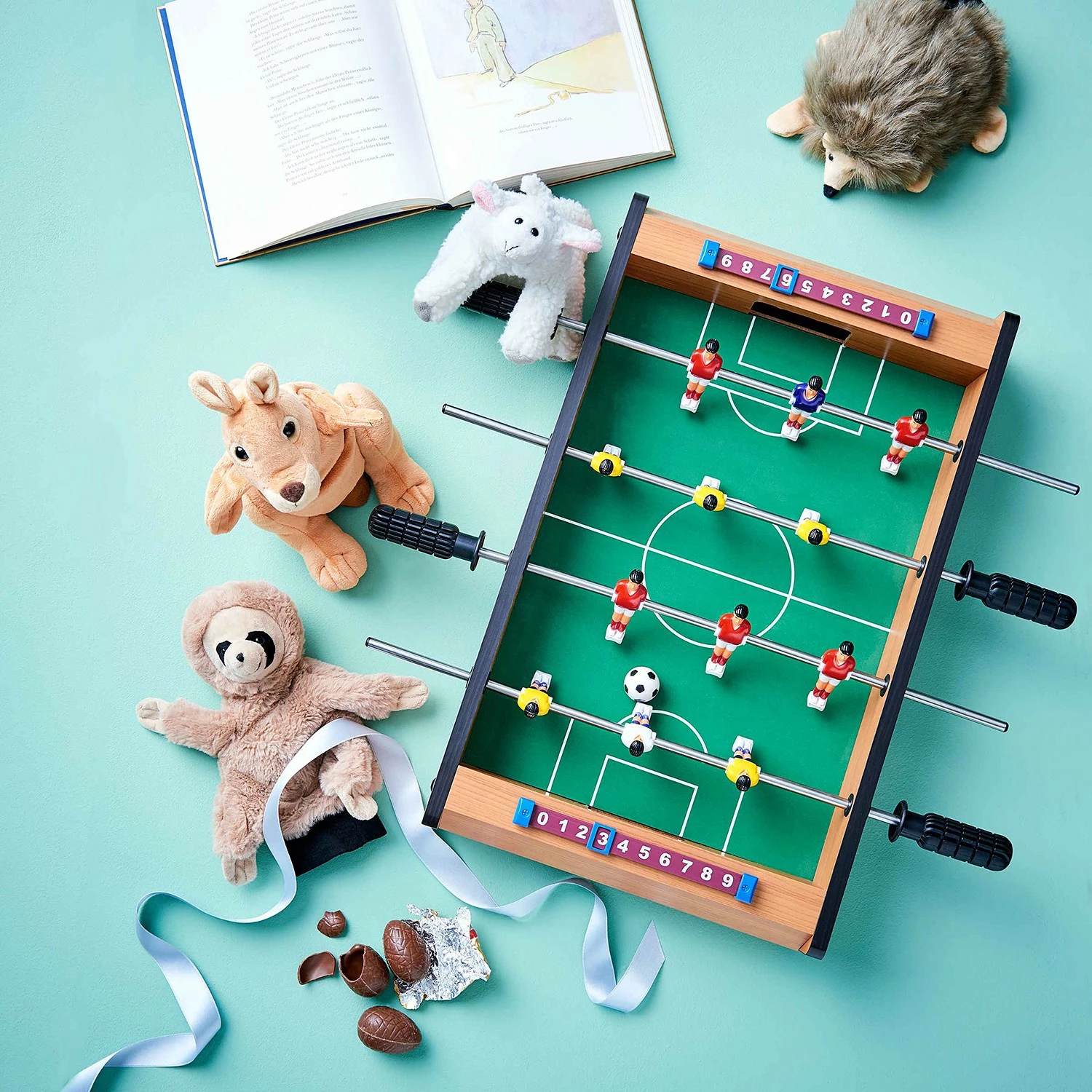 Butlers Tischkicker GOOOALIAT - Polypropylen - Mehrfarbig – Bild 2