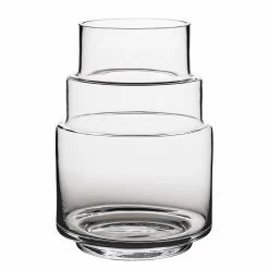 Markslöjd Vase Glimmer I - Glas - Transparent - Höhe: 23 cm