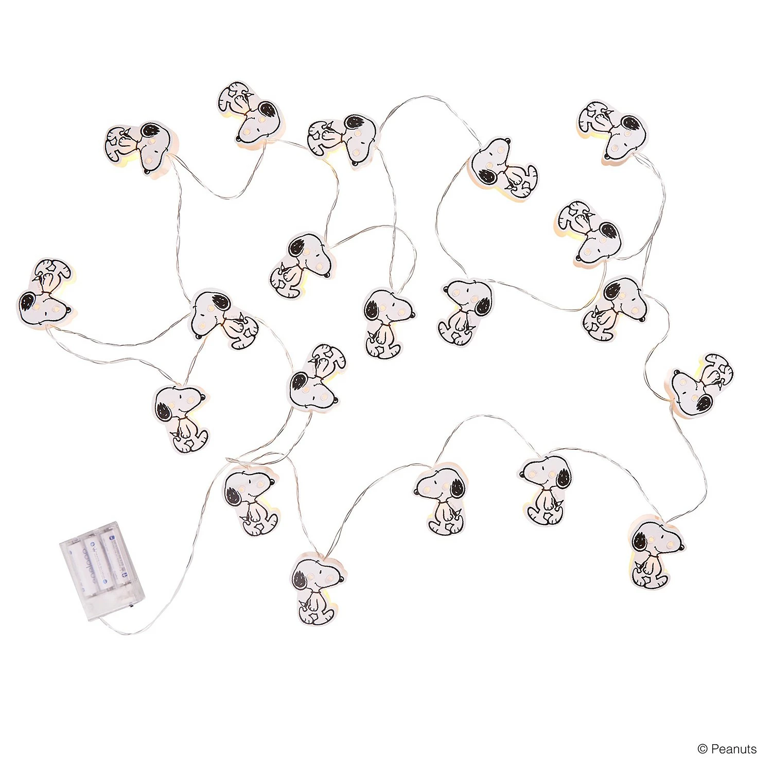 Butlers LED-Lichterkette PEANUTS - Polyester PVC - 20-flammig