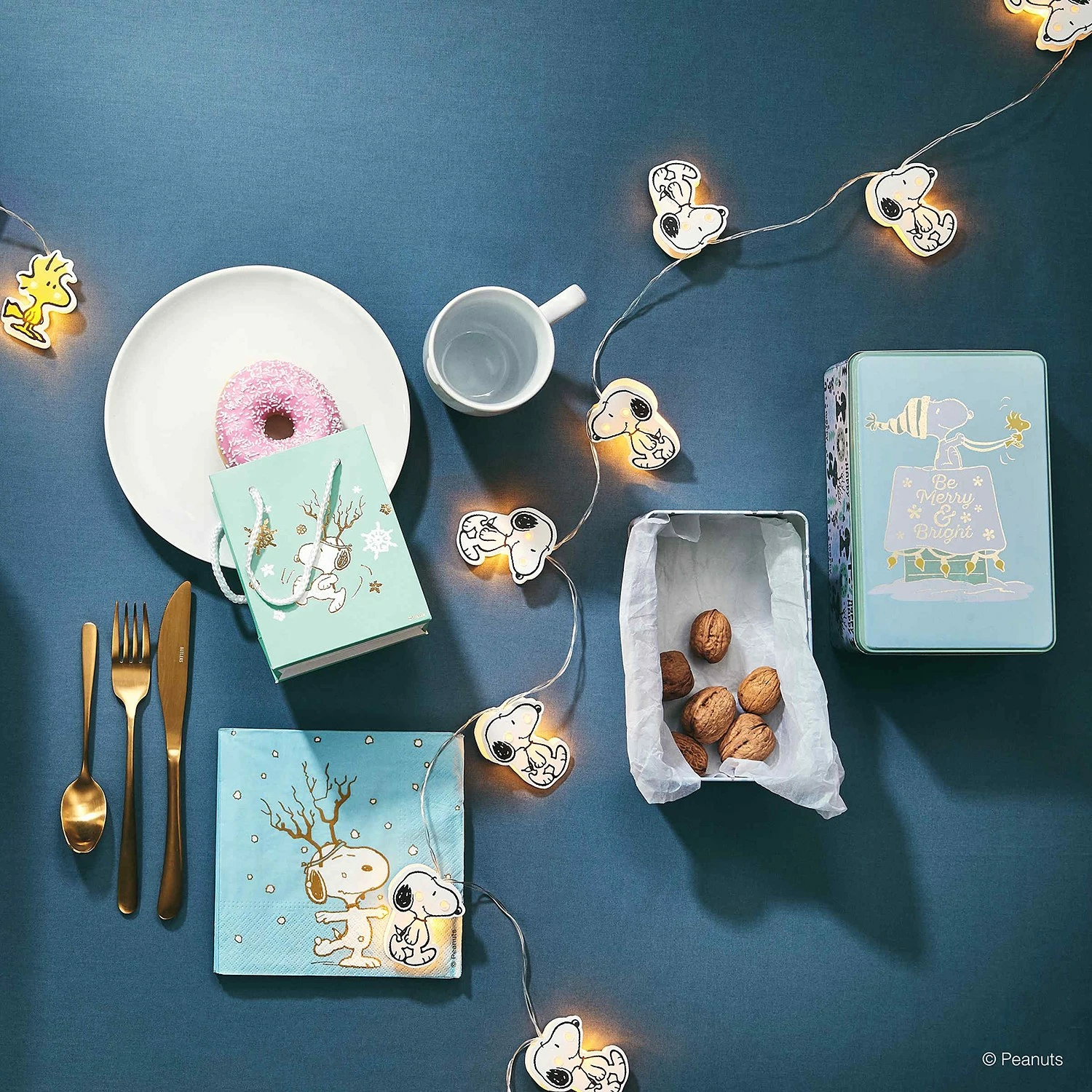 Butlers LED-Lichterkette PEANUTS - Polyester PVC - 20-flammig – Bild 3