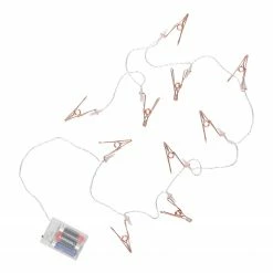 Butlers LED-Lichterkette CLIP COUTURE - / Polyester PVC - 10-flammig