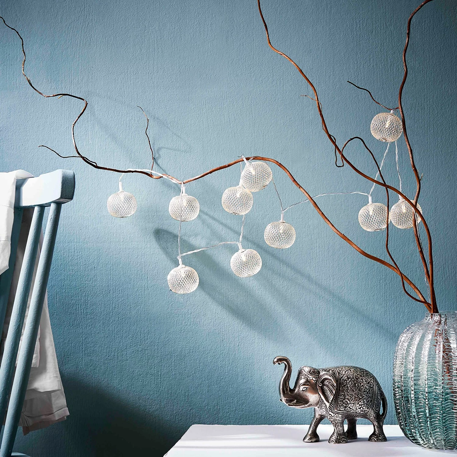 Butlers Lichterkette OSAKA - Eisen; Kupfer / Polyester PVC - 10-flammig – Bild 4