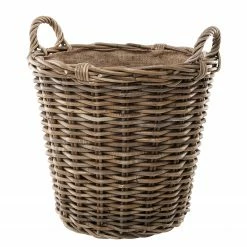 Butlers Pflanzkorb MOSES - Rattan - Grau