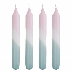 Butlers Stabkerze DIP-DYE (4er-Set) - Paraffin - Mint
