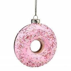 Butlers Baumhänger HANG ON Donut WEB - Klarglas - Pink
