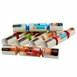 Butlers Baumhänger X-MAS Nussknacker (6er-Set) - Papier / Polyester - Bunt