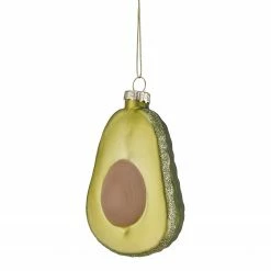 Butlers Baumhänger HANG ON Ornament Avocado WEB - Klarglas - Grün