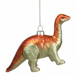 Butlers Baumhänger HANG ON Dinosaurier - Klarglas - Orange